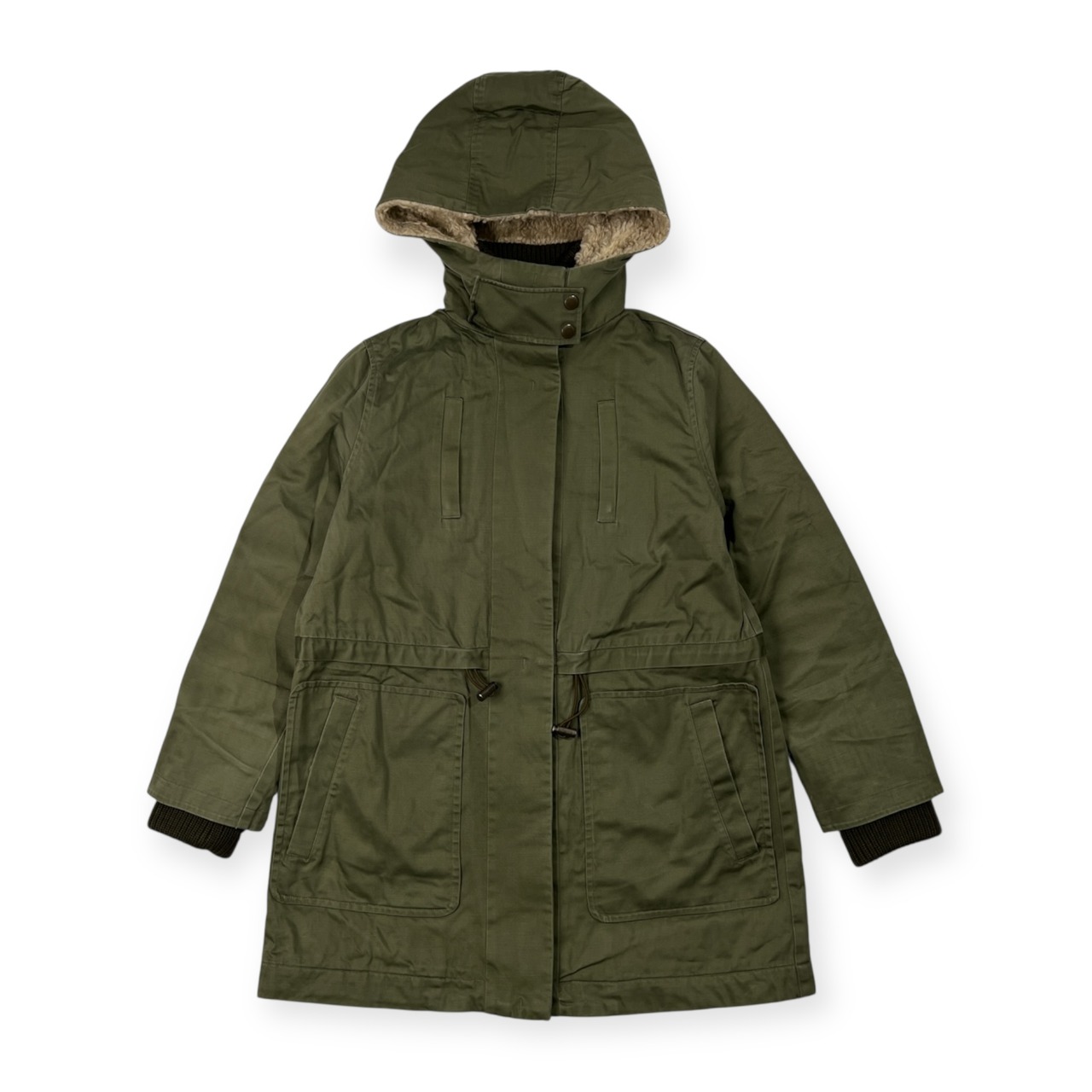 Traditional Weatherwear トラディショナルウェザーウェア  フード ミリタリー コート ジャケット サイズ 34 /カーキ/マッキントッシュ