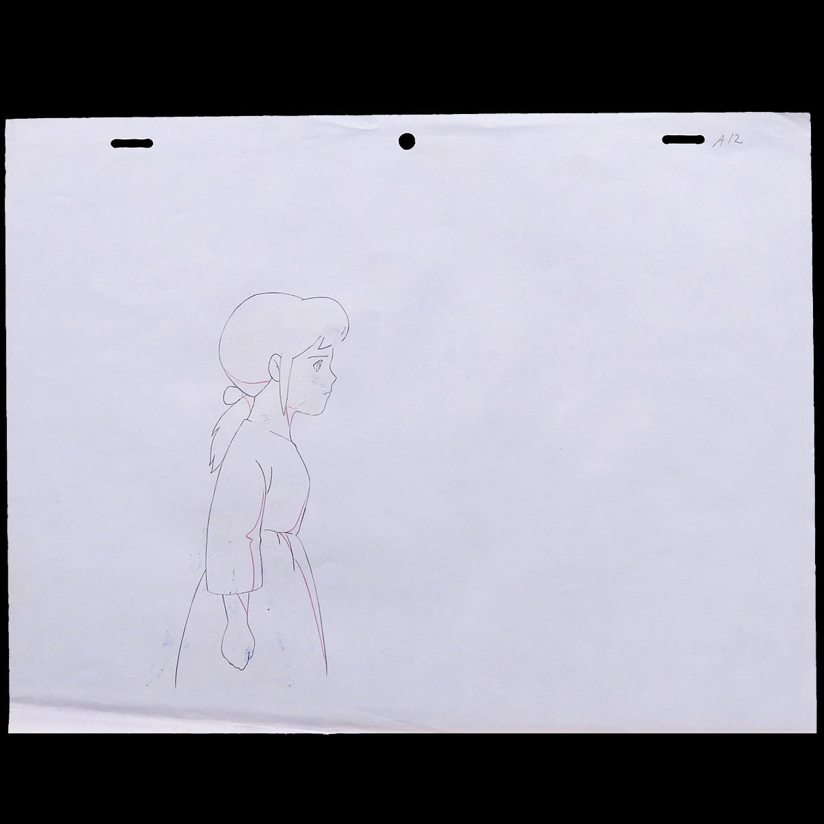 MARCO 母を訪ねて三千里 フィオリーナ セル画 原画 絵画 額新品 劇場版