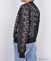フラワーチュールシアーブルゾン (BLACK) CQ-46113H