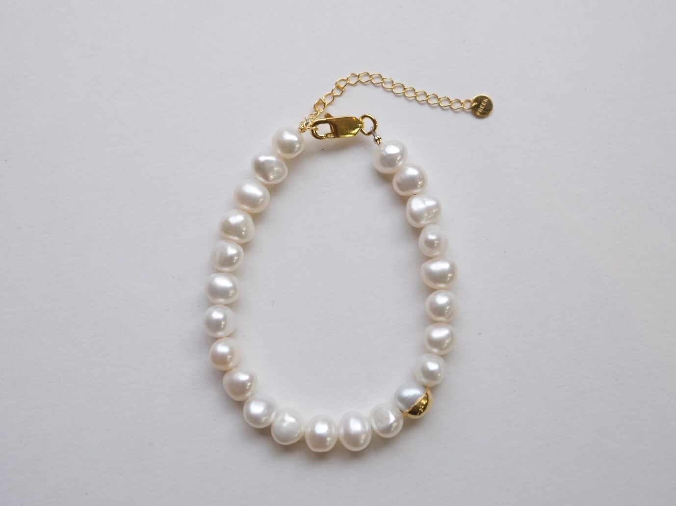 PREEK “CLASSIC HALF &HALF NECKLACE “ | Lapel online store PREEK “CLASSIC HALF &HALF NECKLACE “ | Lapel online store