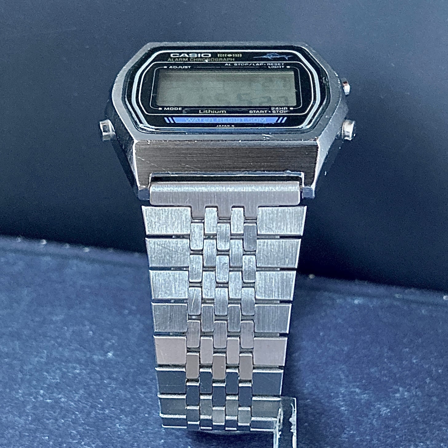 CASIO W-35 80s Marlinカジキ カシオマーリン　　ビンテージ ⭐️ Vintage CASIO W-35 MARLIN 80's STEEL DIGITAL WATCH 248 W35