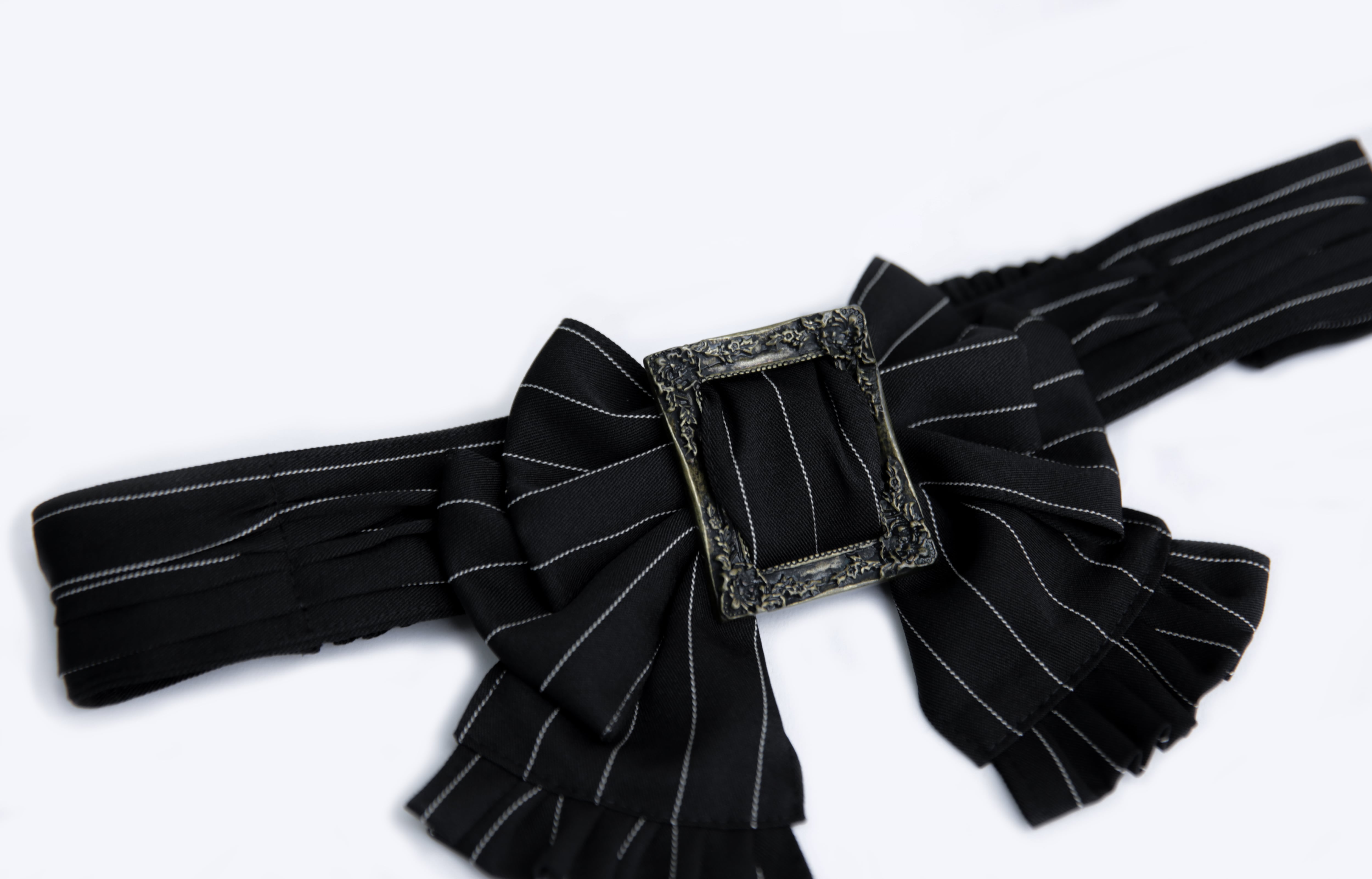 アリシアエコル ストライプリボンベルト | HoshibakoWorks