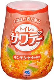 サワデー Sawaday こころ安らぐキンモクセイの香り消臭芳香剤 トイレ用 本体 140g