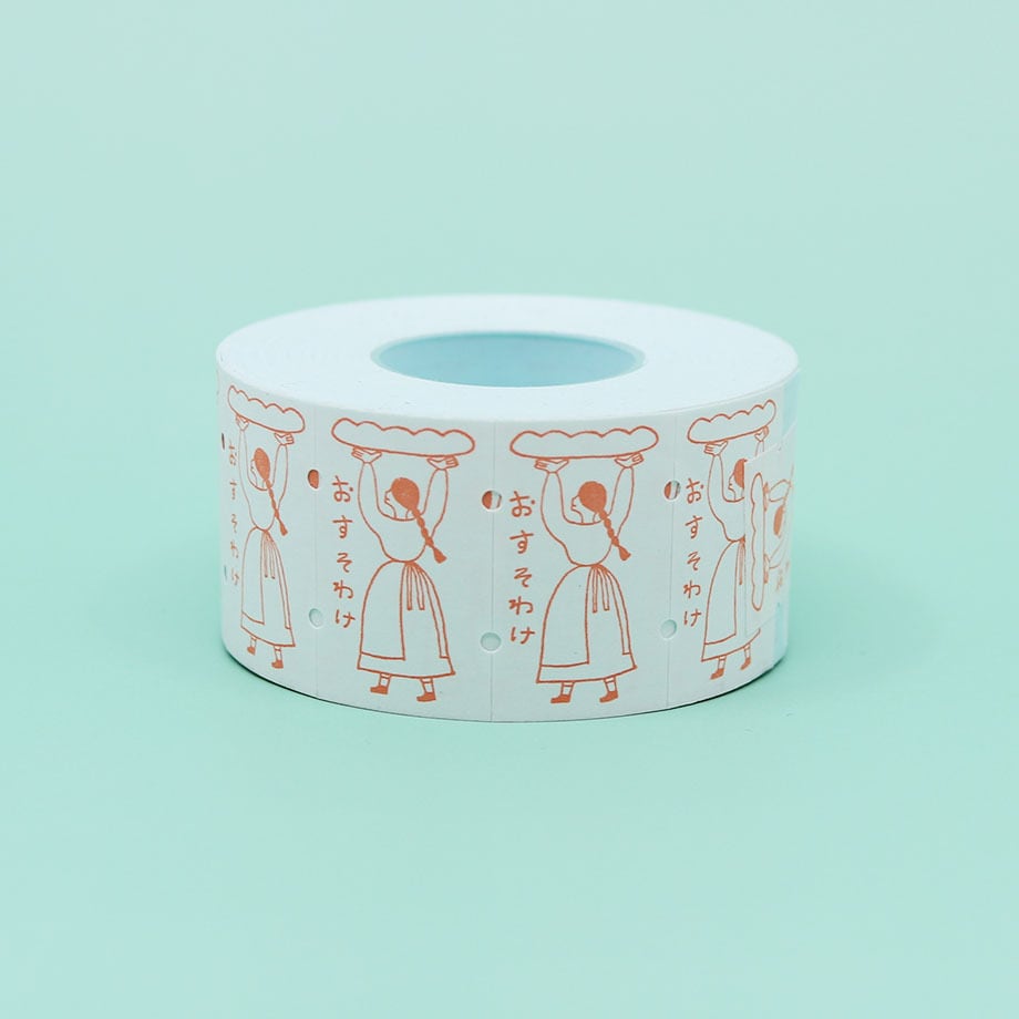 ネクタイ×サブロ おすそわけ 弱粘着 30×18mmラベラーシールL SB03