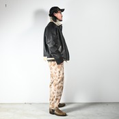 BOWWOW(バウワウ)DUCK HUNTER CAMO FIELD PANTS (裏側)コーディネート
