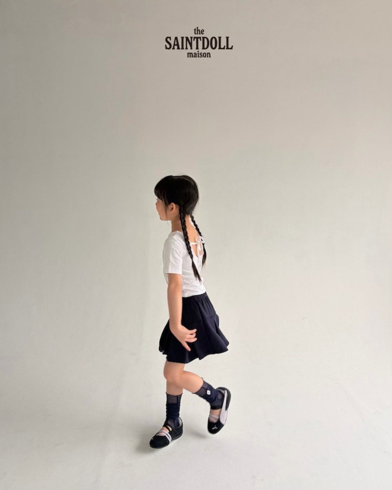 [SAINTDOLL] Backless short sleeves (JS/JM/JL) / [세인트돌] 백리스반팔 (JS/JM/JL)