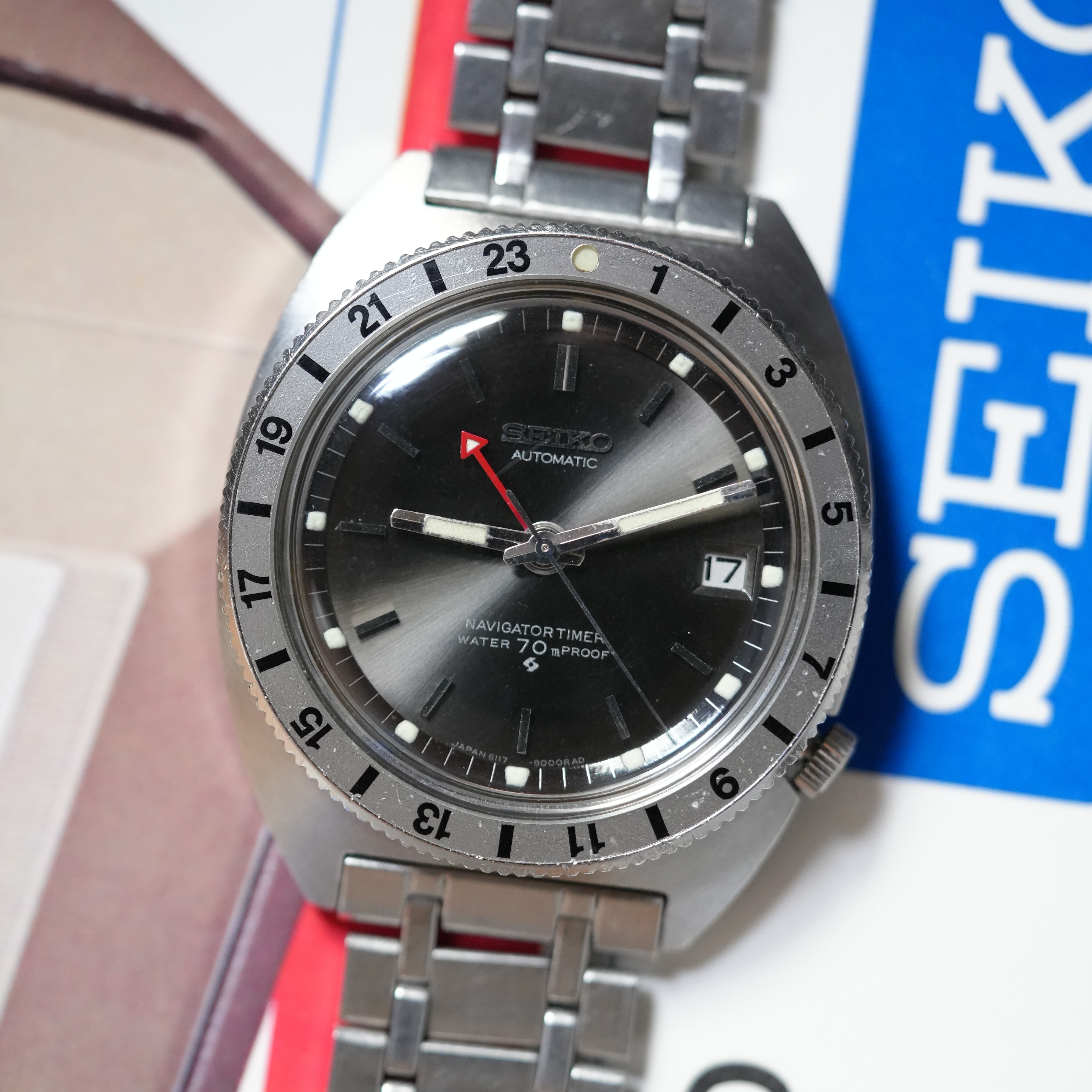 【SEIKO】NAVIGATOR TIMER/ナビゲータータイマー/REF.6117-8000/Automatic 1969's