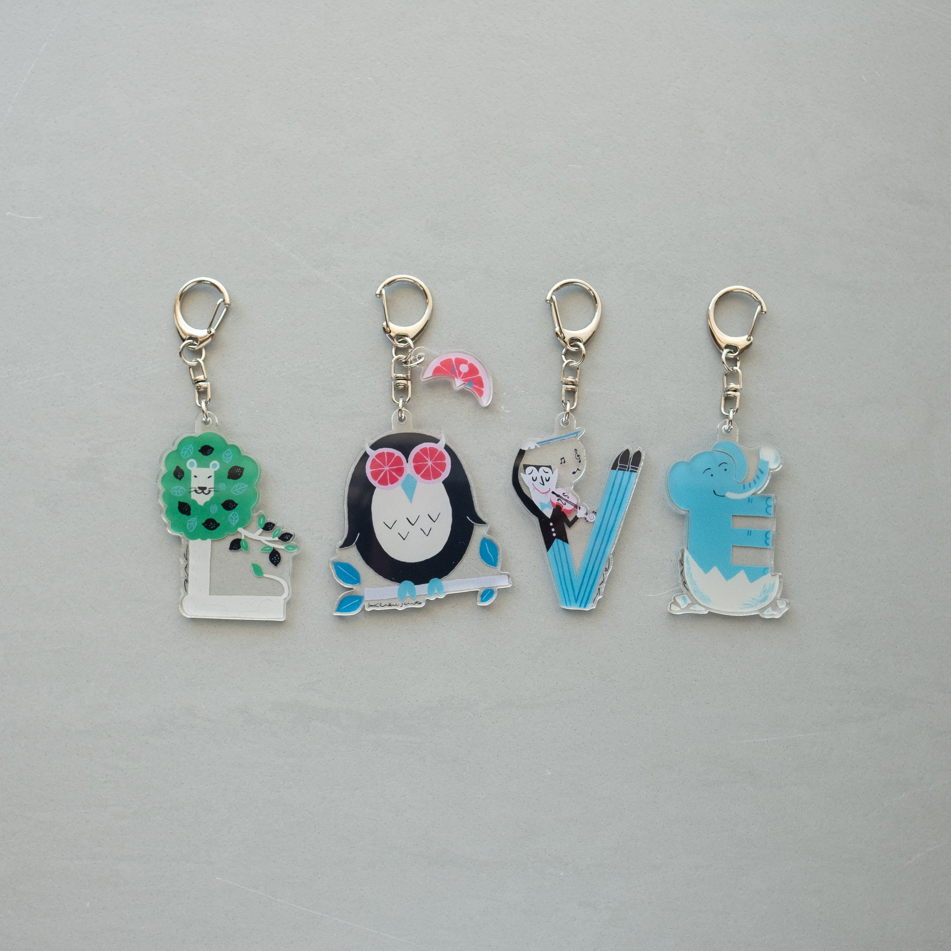 キーホルダー ALPHABET KEYHOLDER／P | HORITA STORE