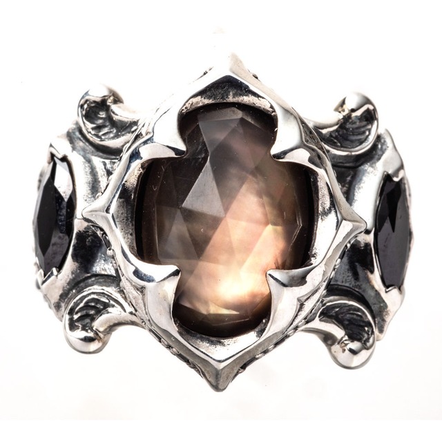【指輪売り上げランキング10位】【日本テレビ「ACMA:GAME」衣装協力商品】シェルスモーキーリングACR0300	Shell smokey ring	シルバーアクセサリー Silver Jewelry Brand