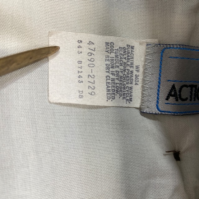 70s Levi's アクションスラックス ダークブラウン ポリパンツ