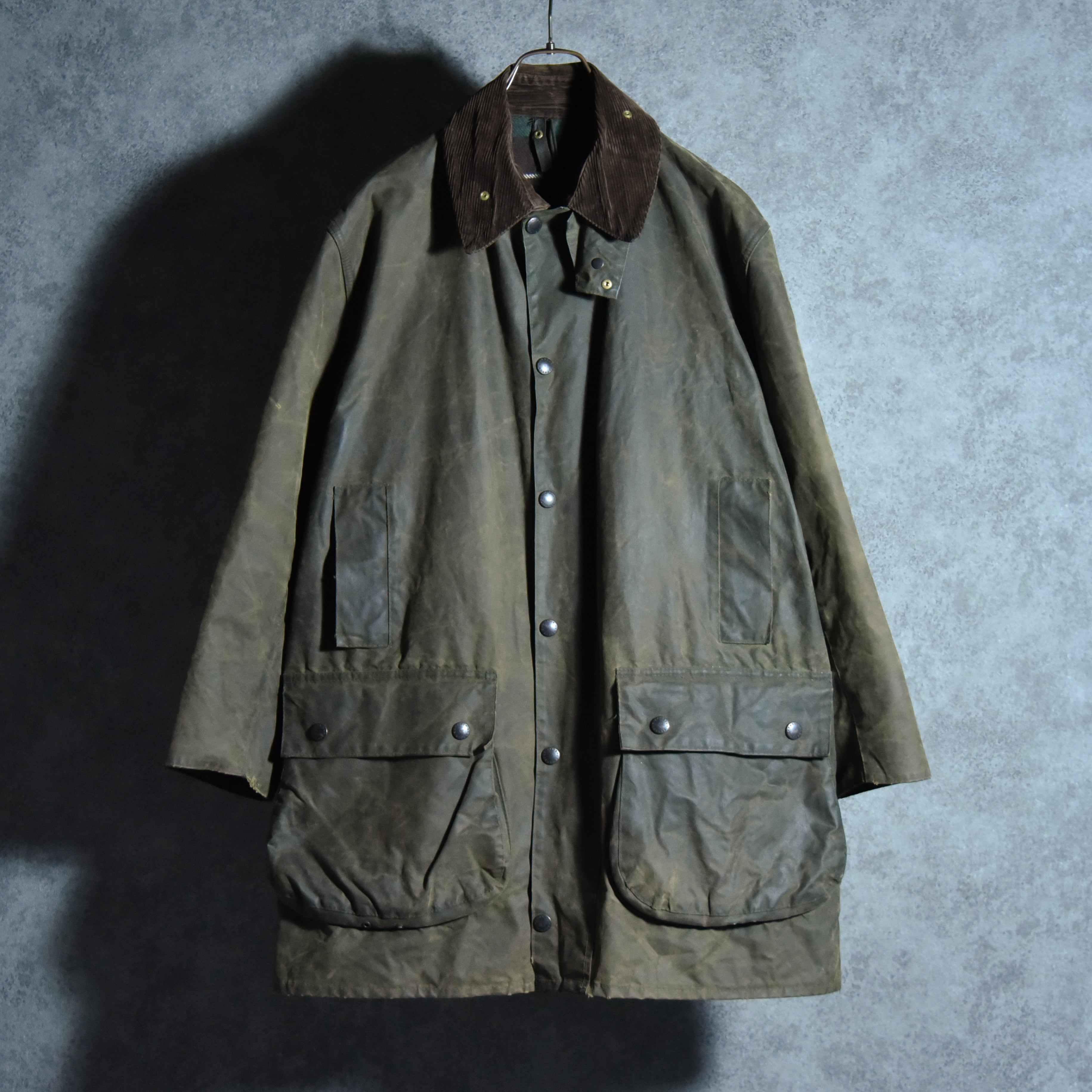 Barbour MOOLRLAND 90年代初頭　sizeC40 90s Barbour NORTHUMBRIA Size40 バブアー ノーザンブリア 3ワラント