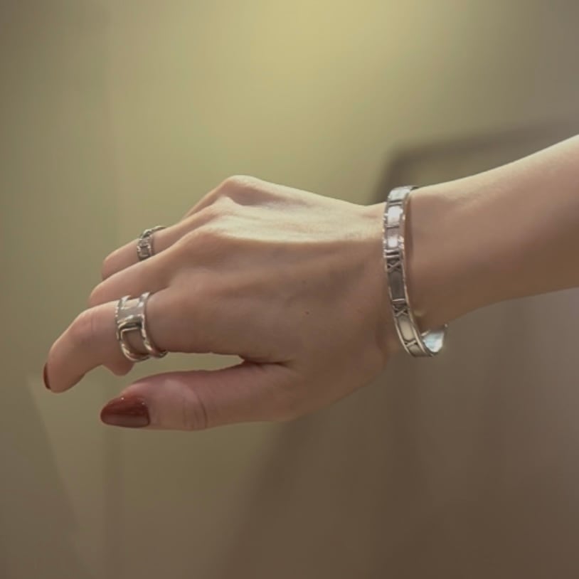 TIFFANY&CO】【12号】2283 ティファニーアンドコーWフェイス シルバー
