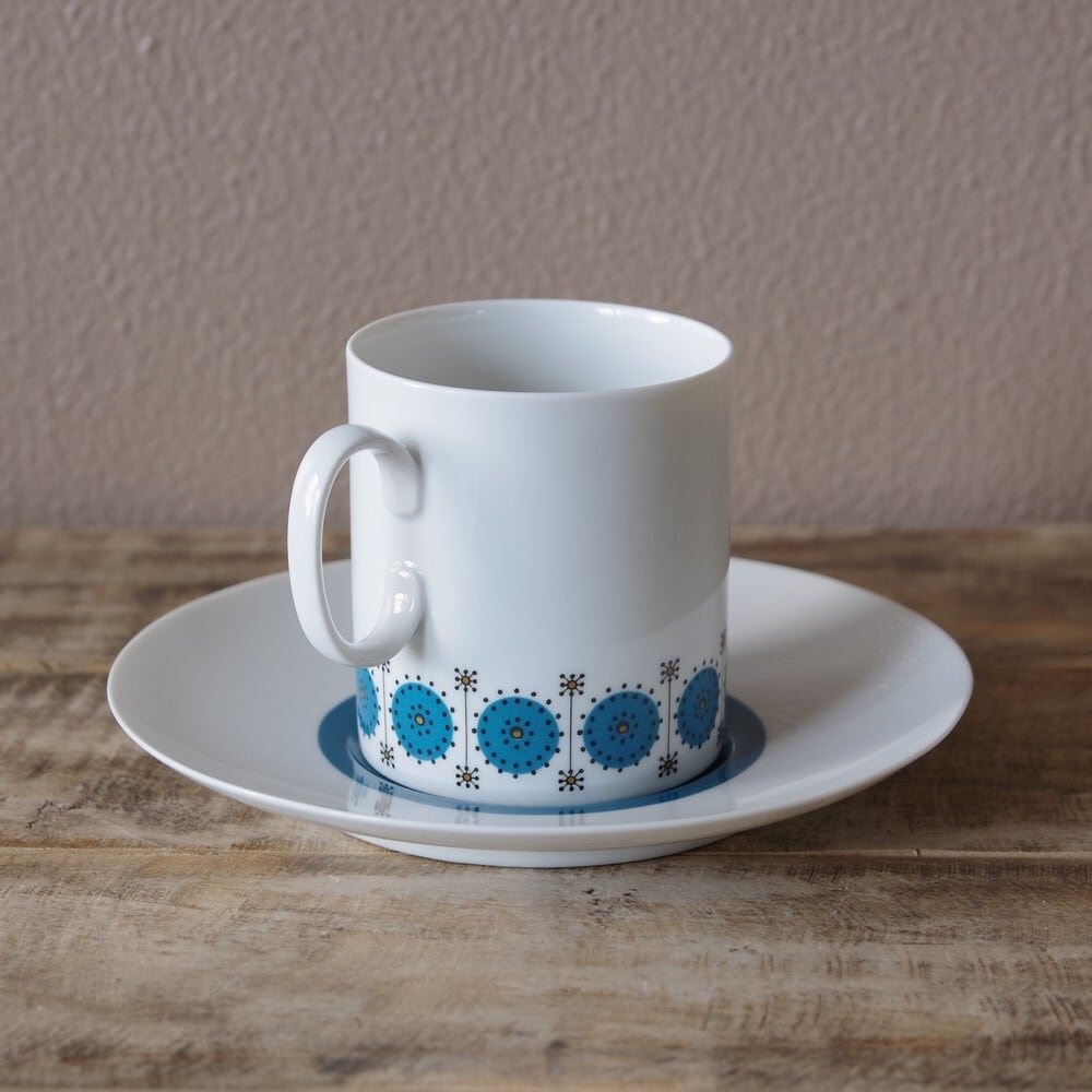 ドイツ ヴィンテージ ローゼンタールTOMAS ローゼンタール トーマス カップ&ソーサー 70年代ヴィンテージ