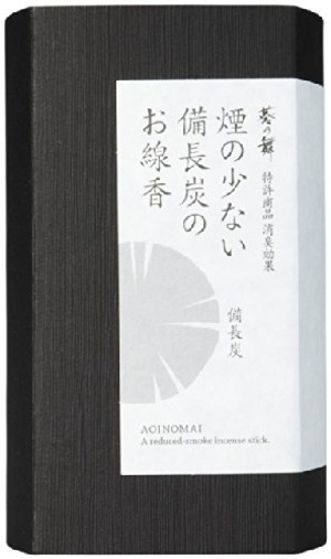 【人気】カメヤマ 葵乃舞 煙の少ない備長炭のお線香 約130g 約270本