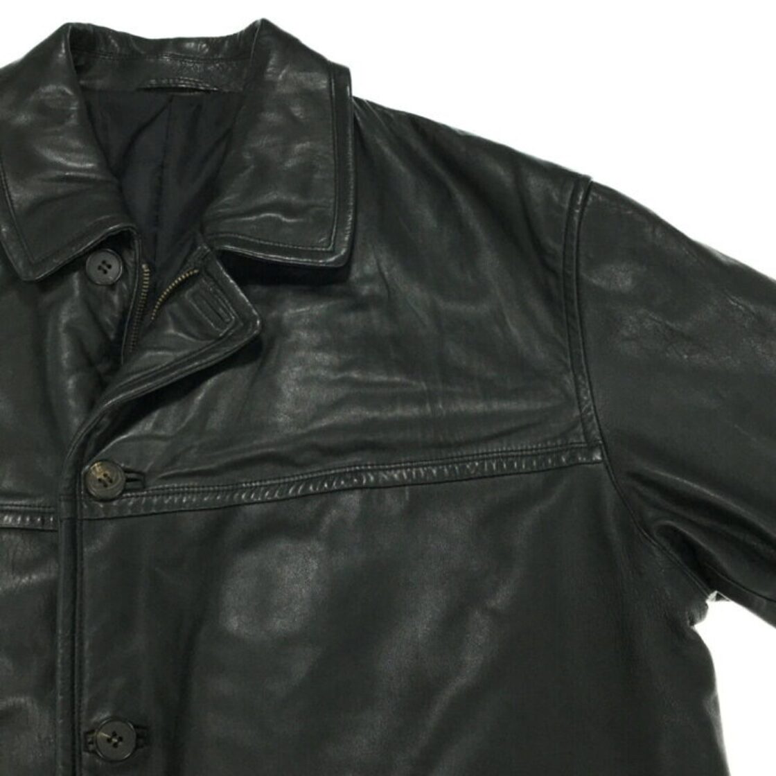 COMME CA DU MODE MEN(コムサデモードメン) レザージャケット ハーフ 