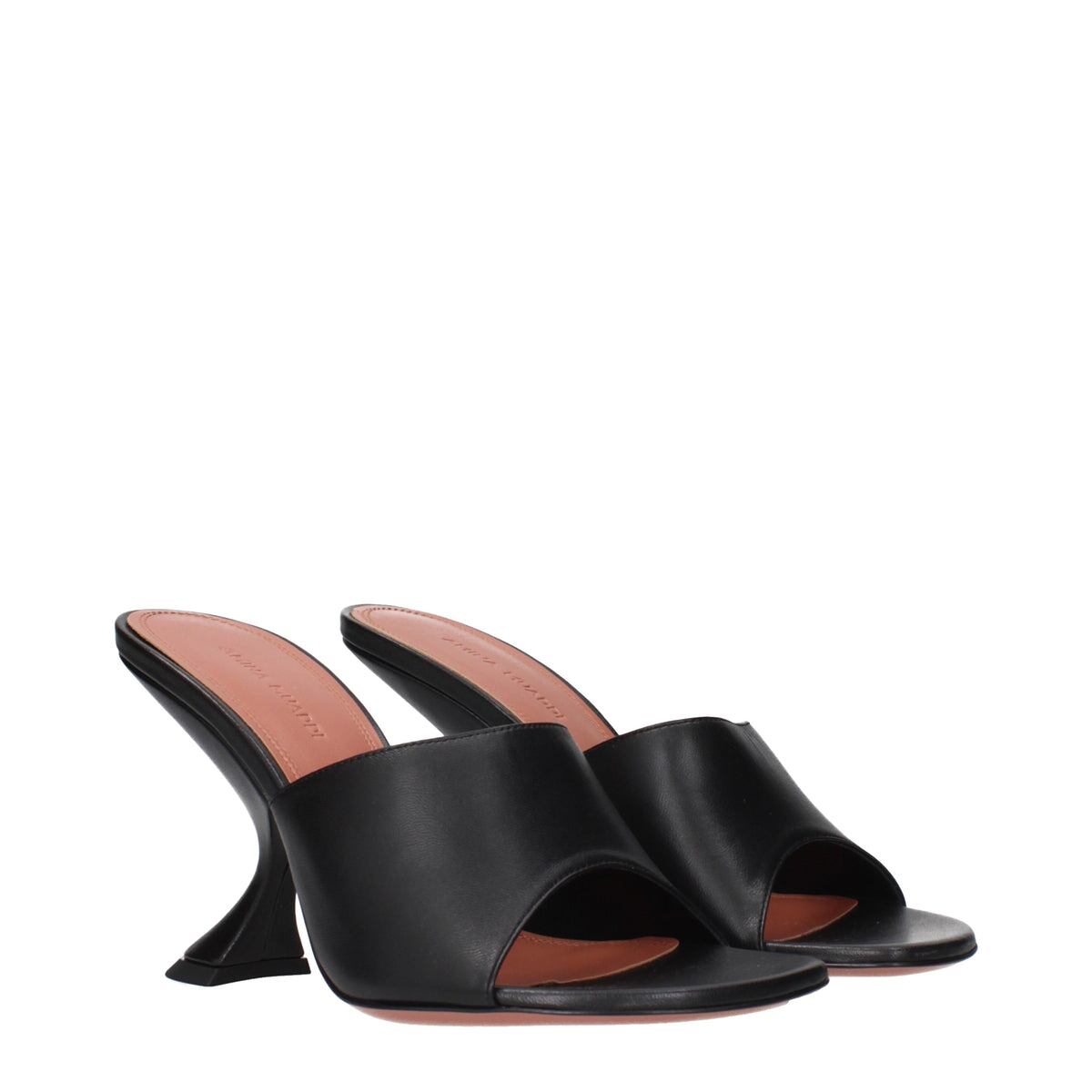 【新品】AMINA MUADDI アミナムアディ レディース サンダル レザー ブラック TAYLORSLIPPERNAPPABLACK