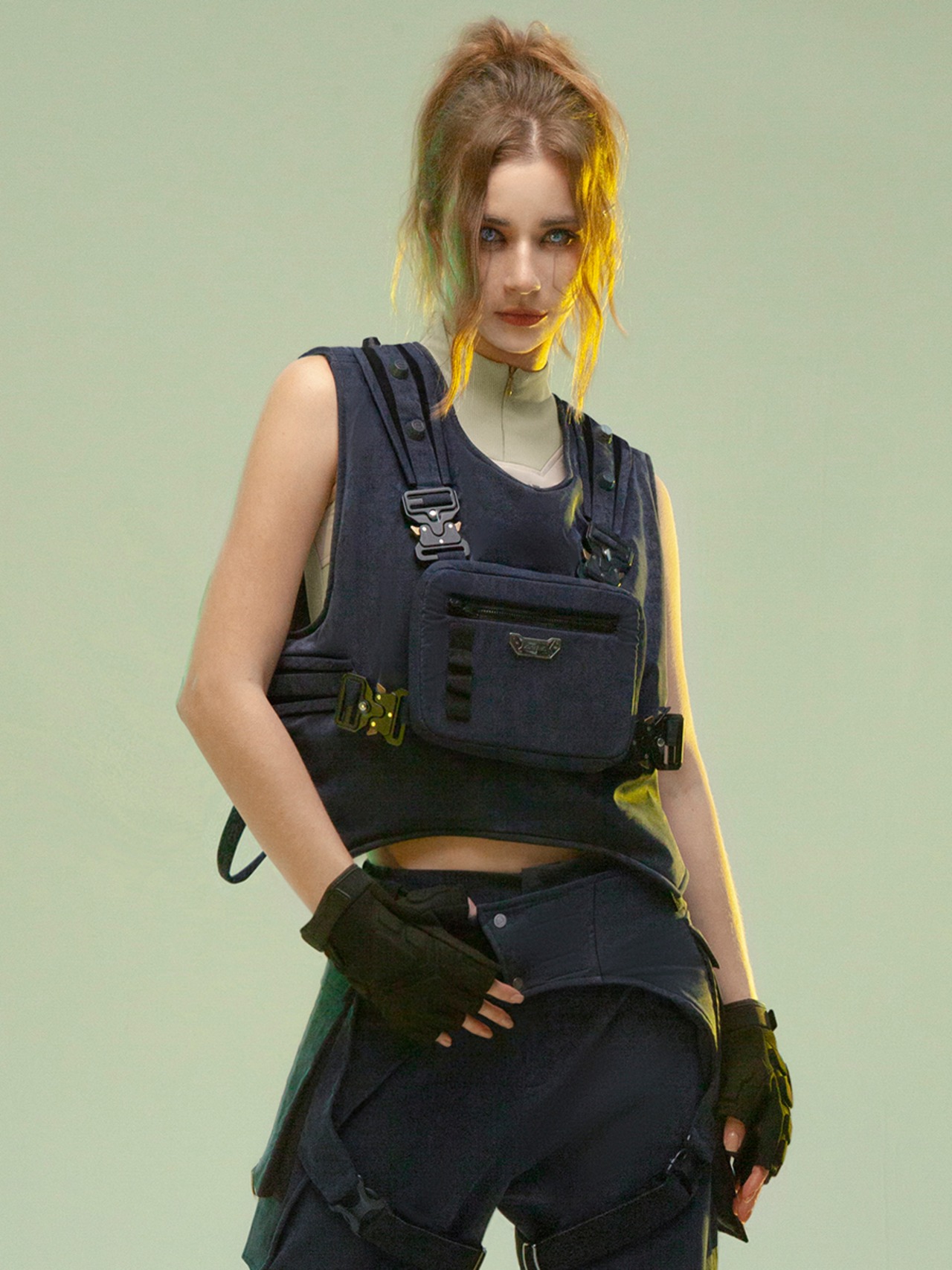 不作悪 グレイブレードエージェントオーバーパンツ