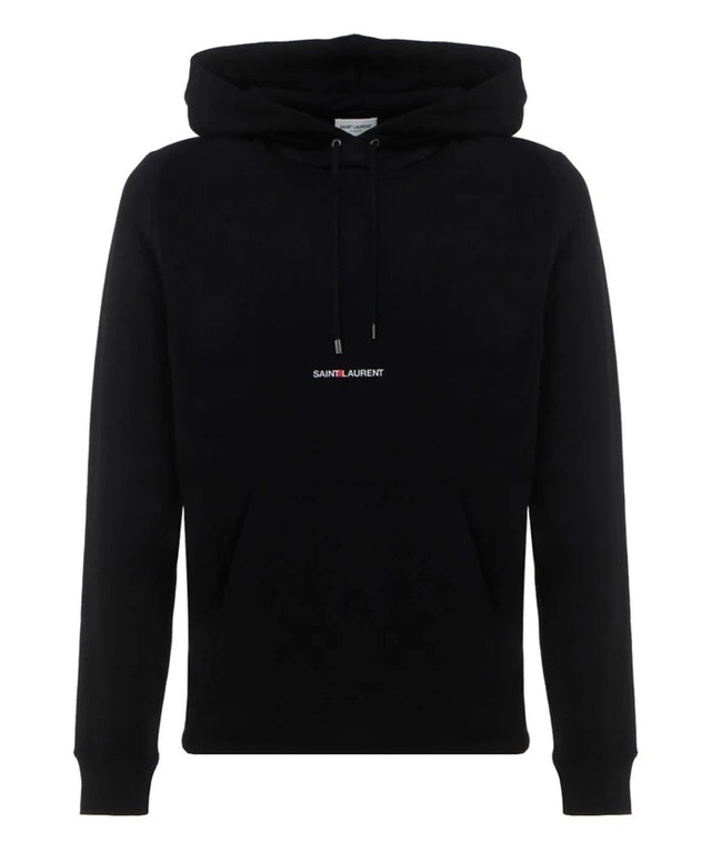 【新品】SAINT LAURENT サンローラン メンズ スウェット Organic Cotton 黒 677259YB2PG1000