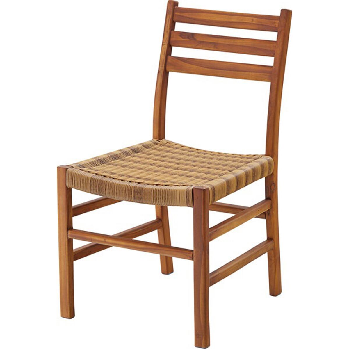 ダイニングチェア NRS-421 チェア チェアー 椅子 いす リゾートチェア ガーデンチェアー 腰掛 腰掛け アジアン 木製チェア インテリア ベランダ デッキ リビング ダイニング テラス ショップ 店舗 カフェ