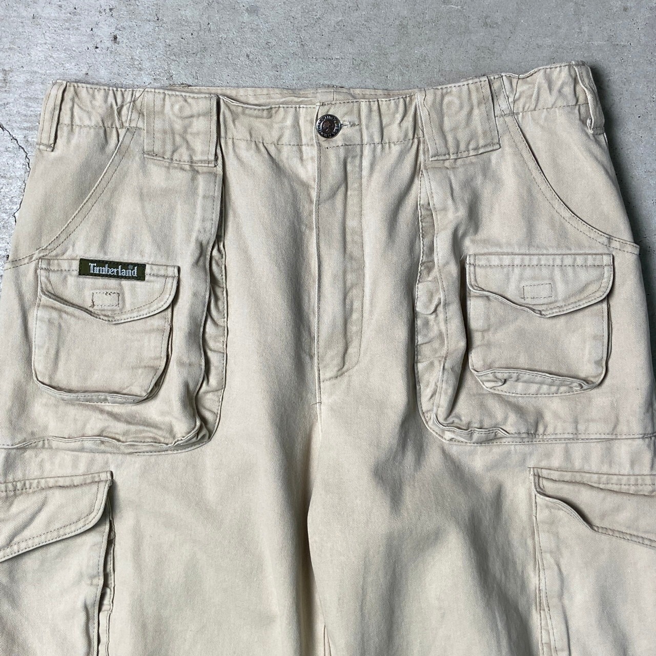 90年代 Timberland ティンバーランド コットンツイル 立体ポケット 