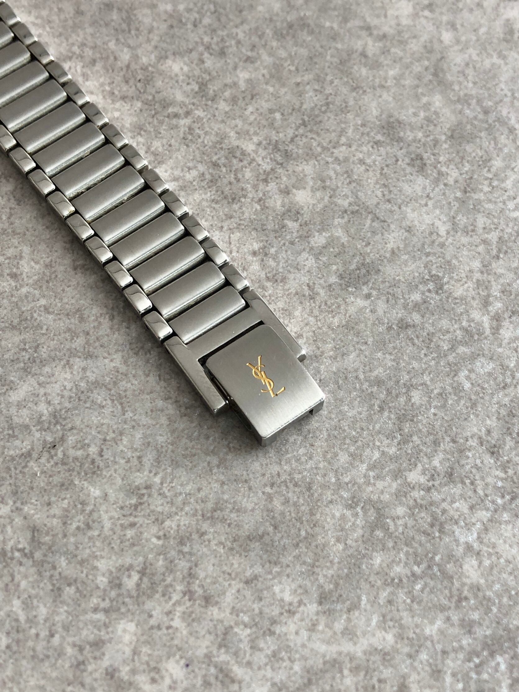 Yves Saint Laurent イヴ・サンローラン 腕時計 シルバー ゴールド YSL