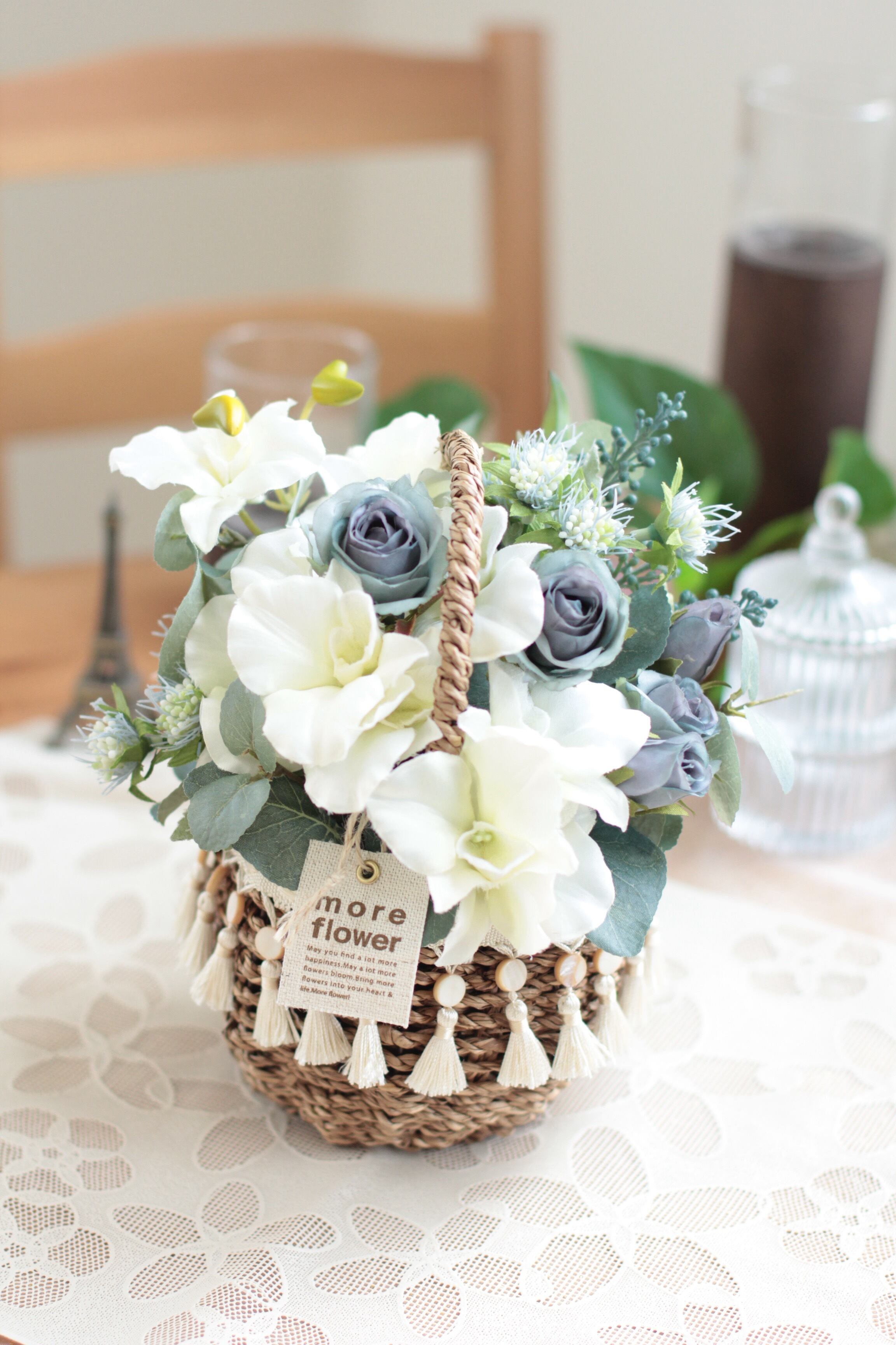 basket arrangement 惜し オーダー受付