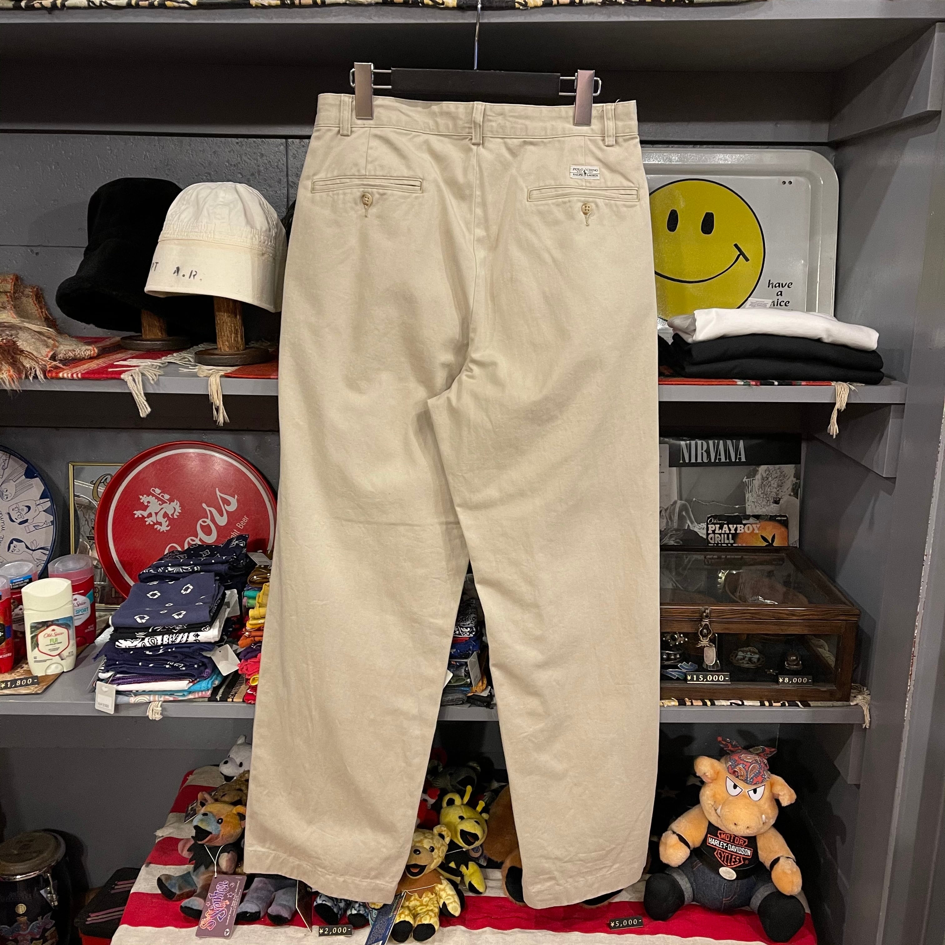 90s RALPHLAUREN POLO CHINO USA製42TALON 90s RALPHLAUREN POLO CHINO USA製42TALON 90s RALPHLAUREN POLO CHINO