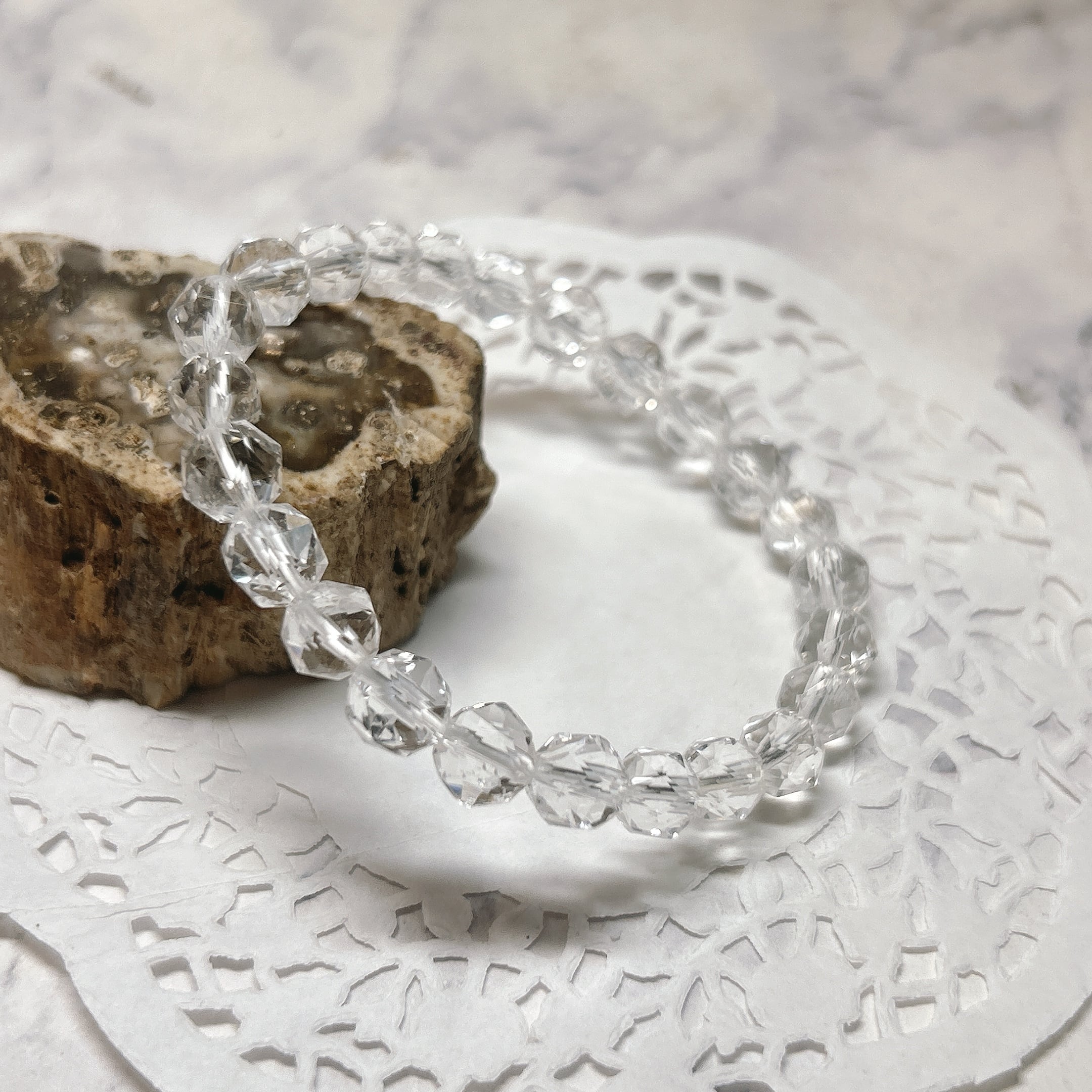E17349】カイヤナイト 12-13 シラー ブレスレット Kyanite bracelet 高