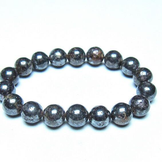 コンドライト ブレスレット サハラNWA869 隕石 11mm 一点物 199-910