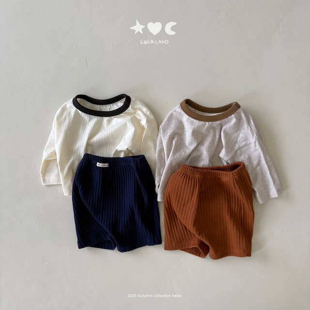 韓国子供服 / LALALAND / 26Autumn / ベベ ベニス セット / 秋服 / ベビー *6M~18M*