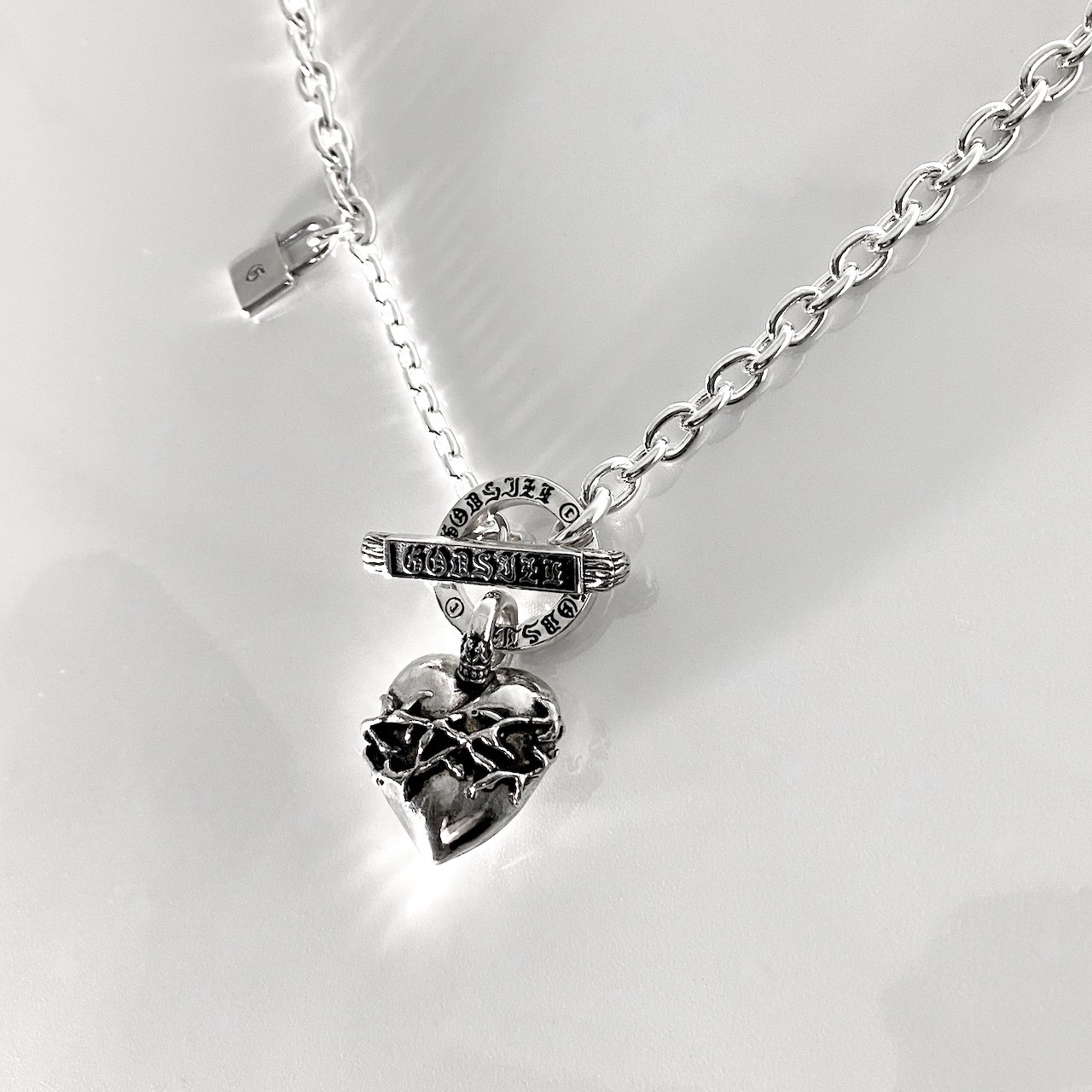 HEART NECKLACE T-BAR /  ハートネックレス Tバー