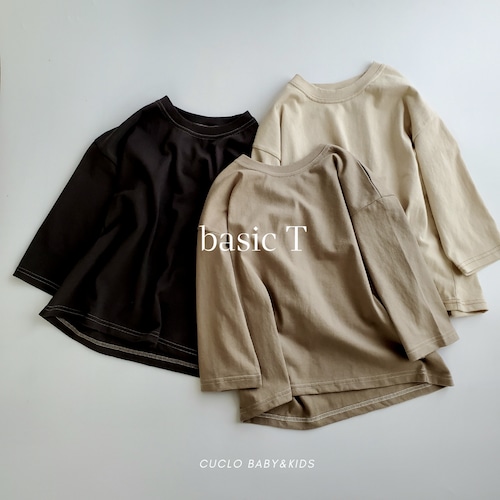 【即納】basic T〔ベーシックT〕　oatmeal