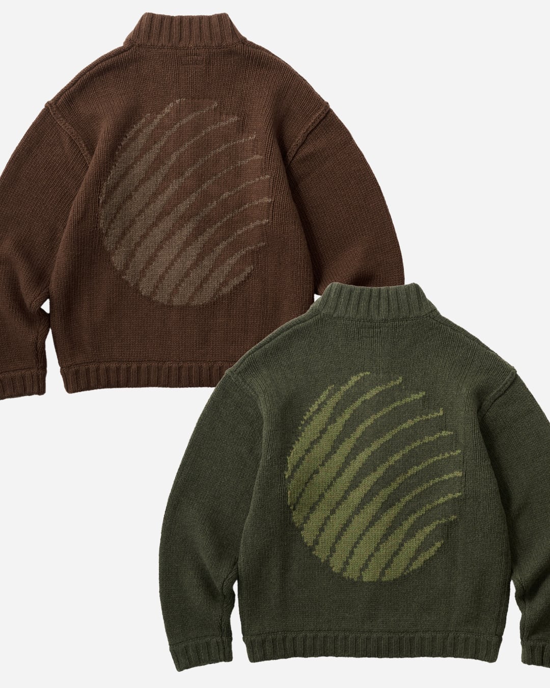 HELLRAZOR|LOGO FULL ZIP KNIT -2Color-"送料無料"