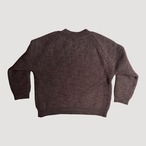 MITTAN KN-35 ウルグアイスラブNMウールセーター 茶杢 size1