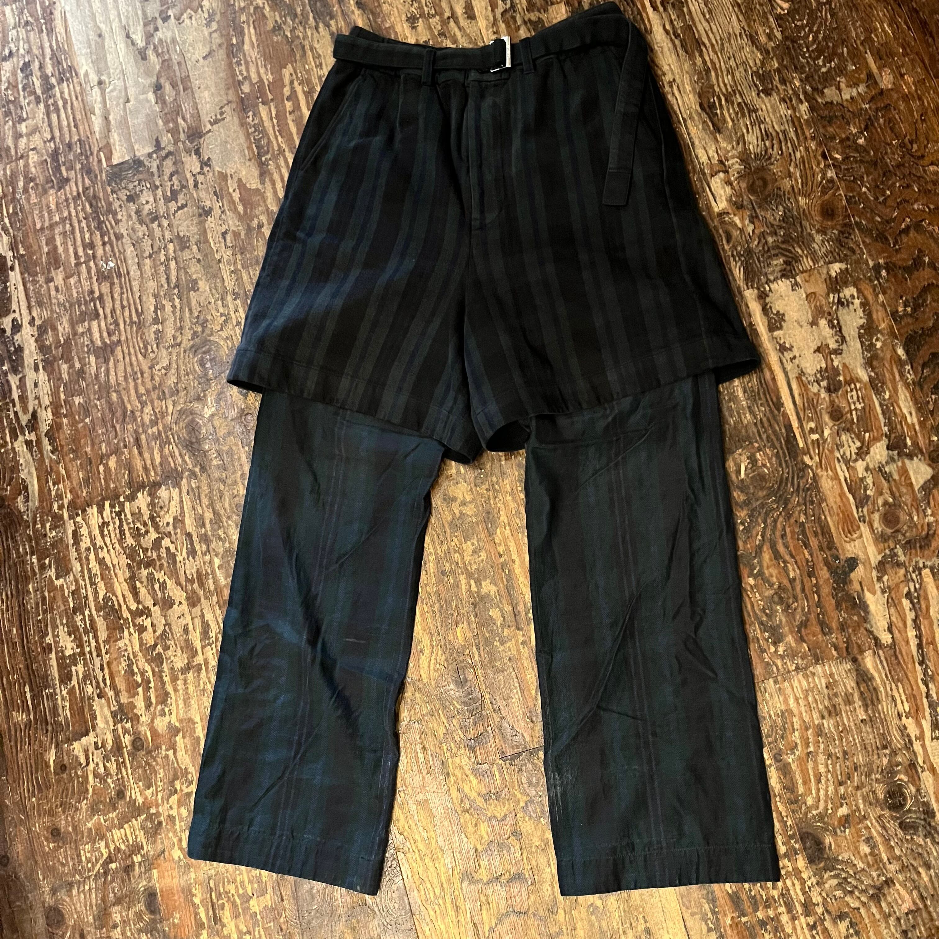 sacai サカイ 24AW Plaid Pants 24-03445M ダークグリーン sacai サカイ 24AW Plaid Pants 24-03445M ダークグリーン