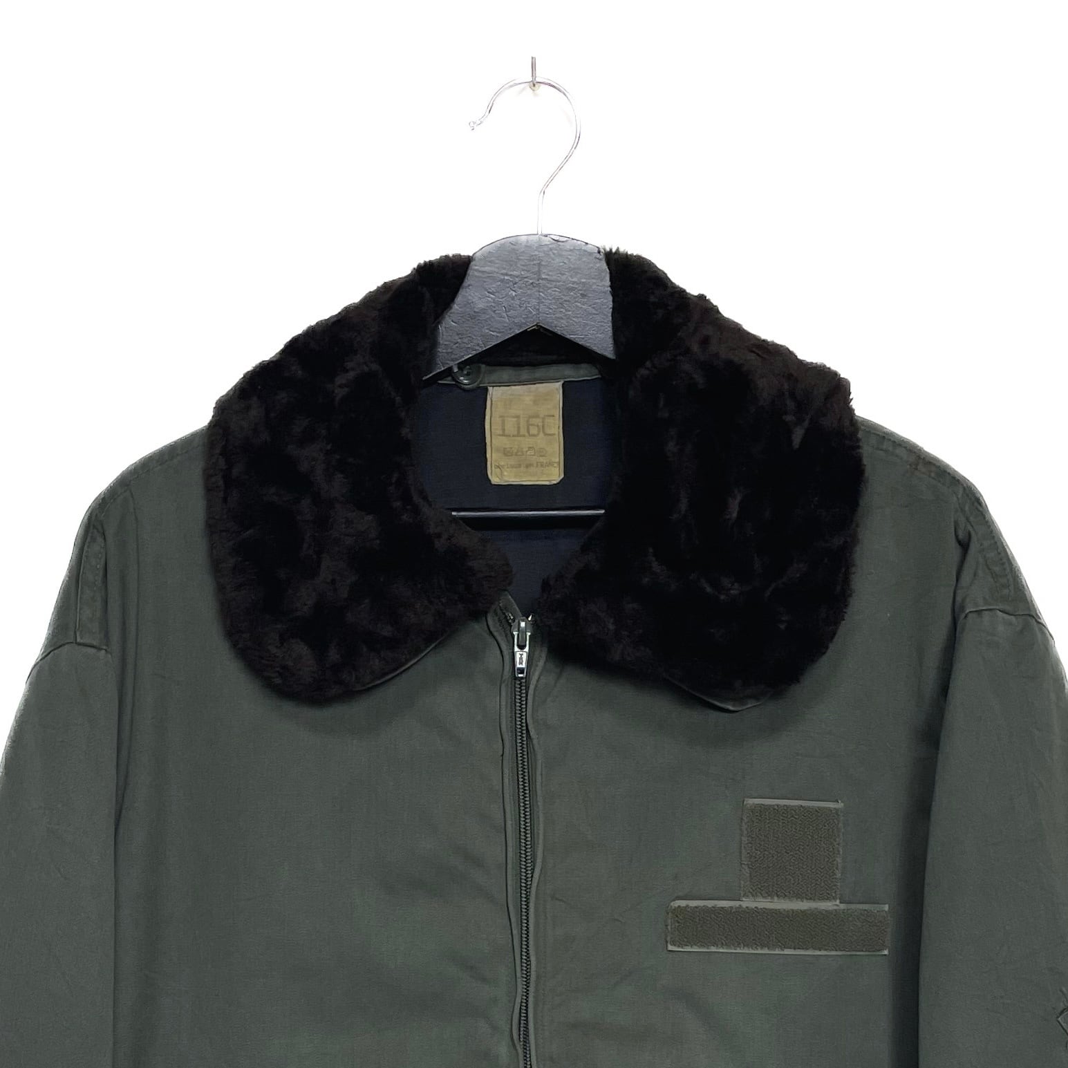 70s フランス軍 HBT パイロット フライトジャケット 116C 空軍