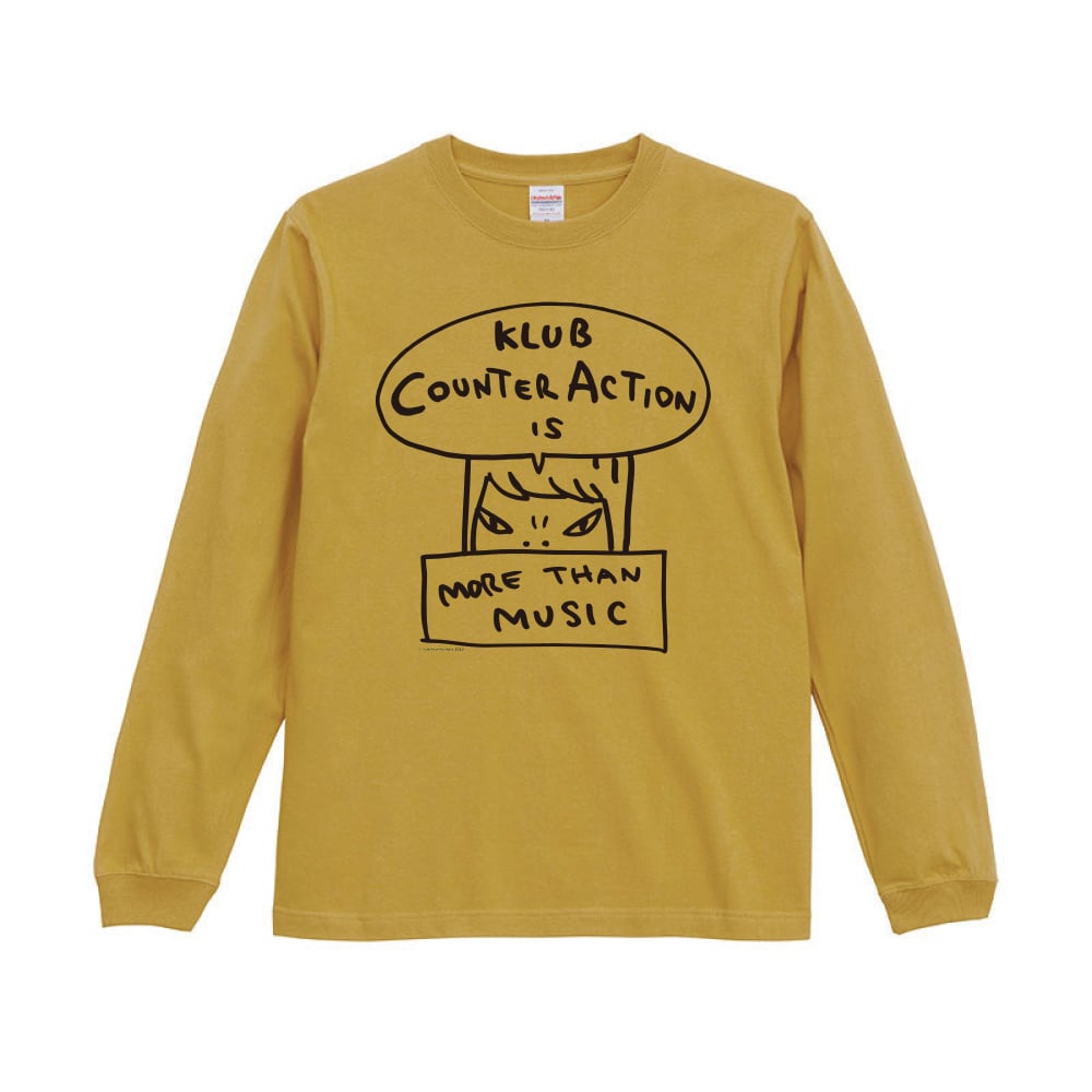奈良美智 x KLUB COUNTER ACTION コラボLONG SLEEVE(pt.2)【再販