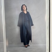 SINME オーバーサイズコート ネイビー