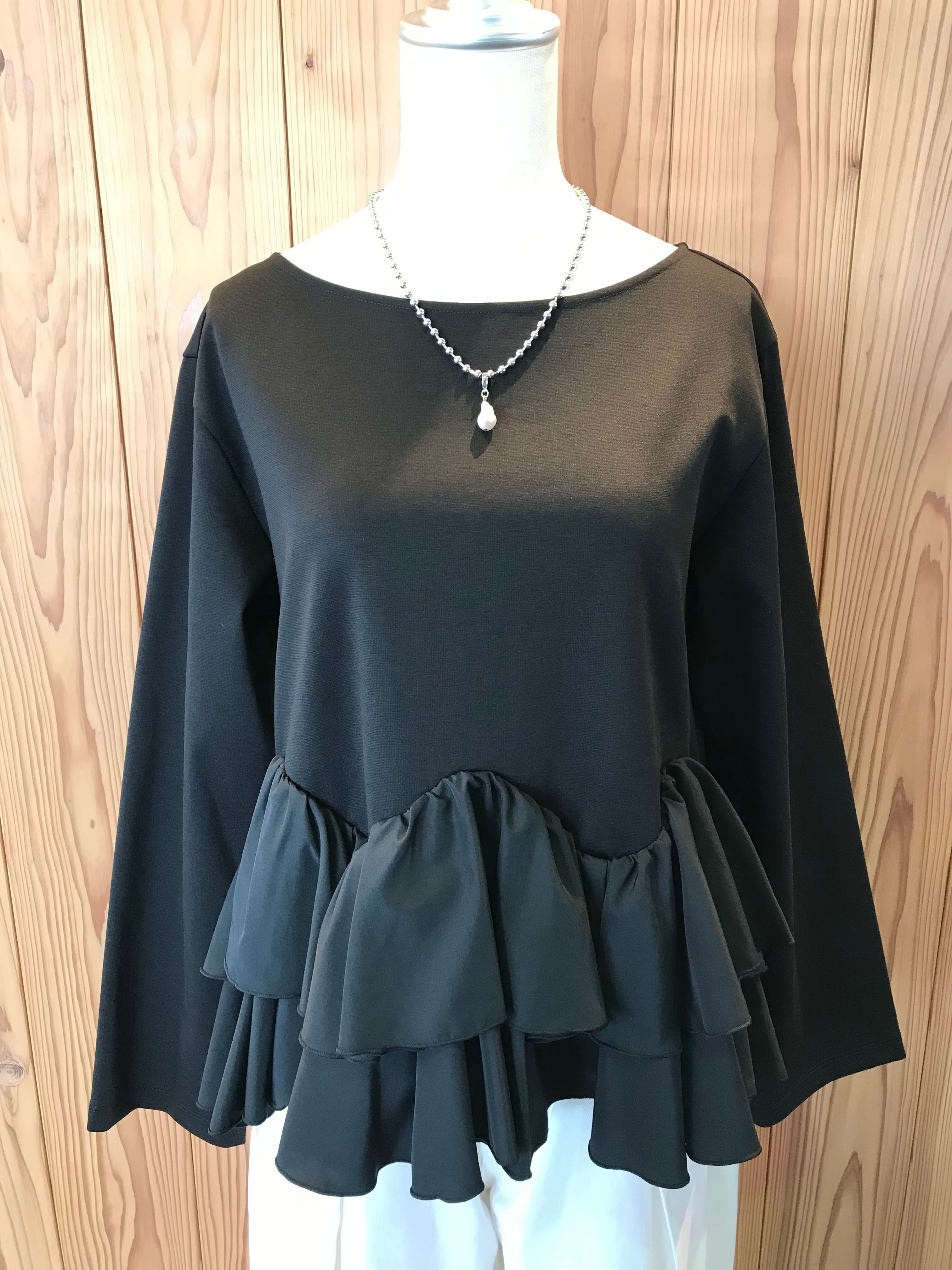 【GRACE CONTINENTAL】タフタフリルカットトップ