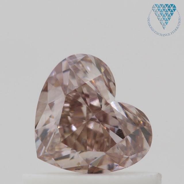 0.63 ct FANCY  PINK-BROWN SI1 HEART GIA 天然  ダイヤモンド ルース