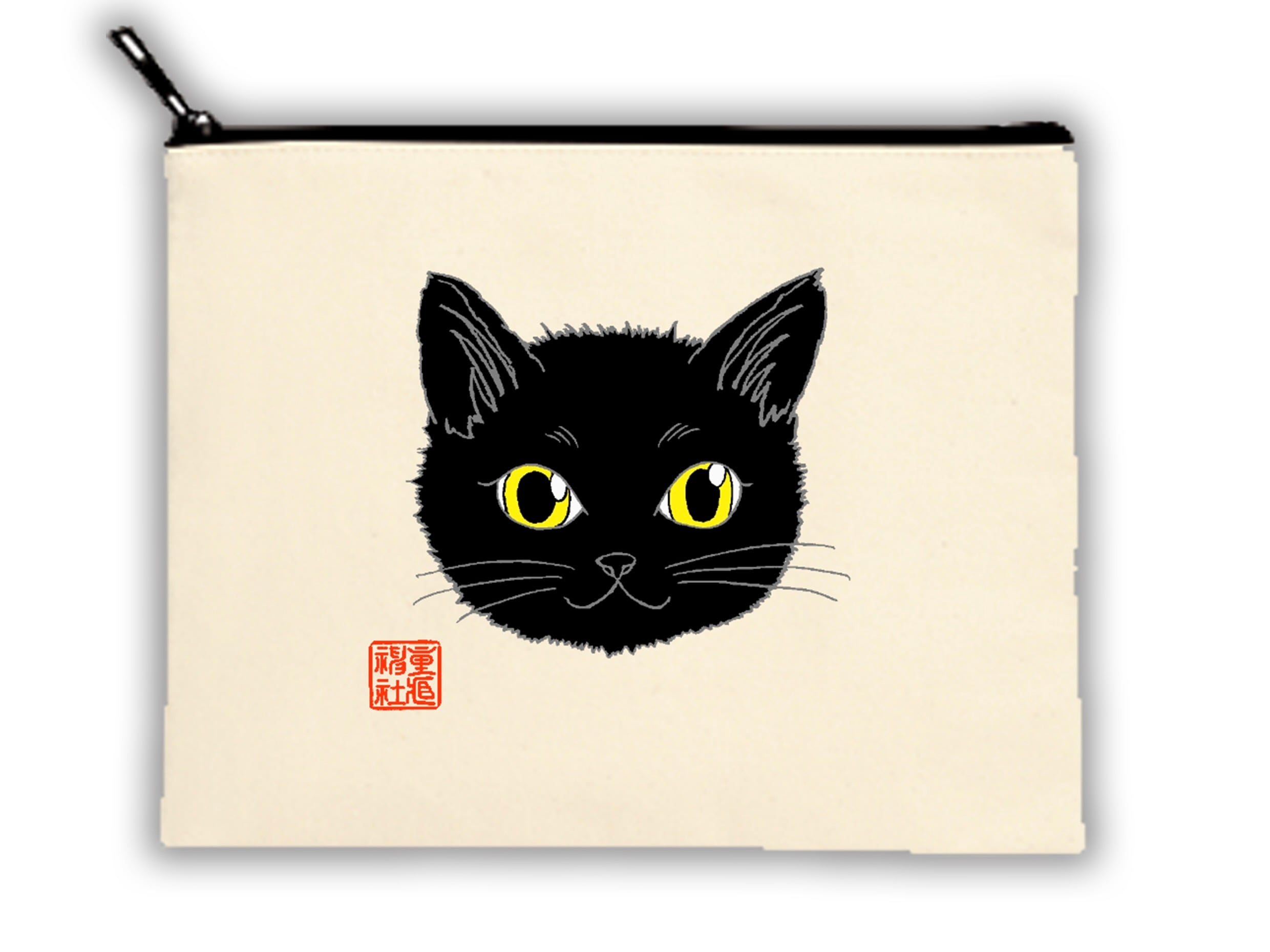 宮猫タマ御朱印帳ポーチ | 重蔵神社オンライン授与所