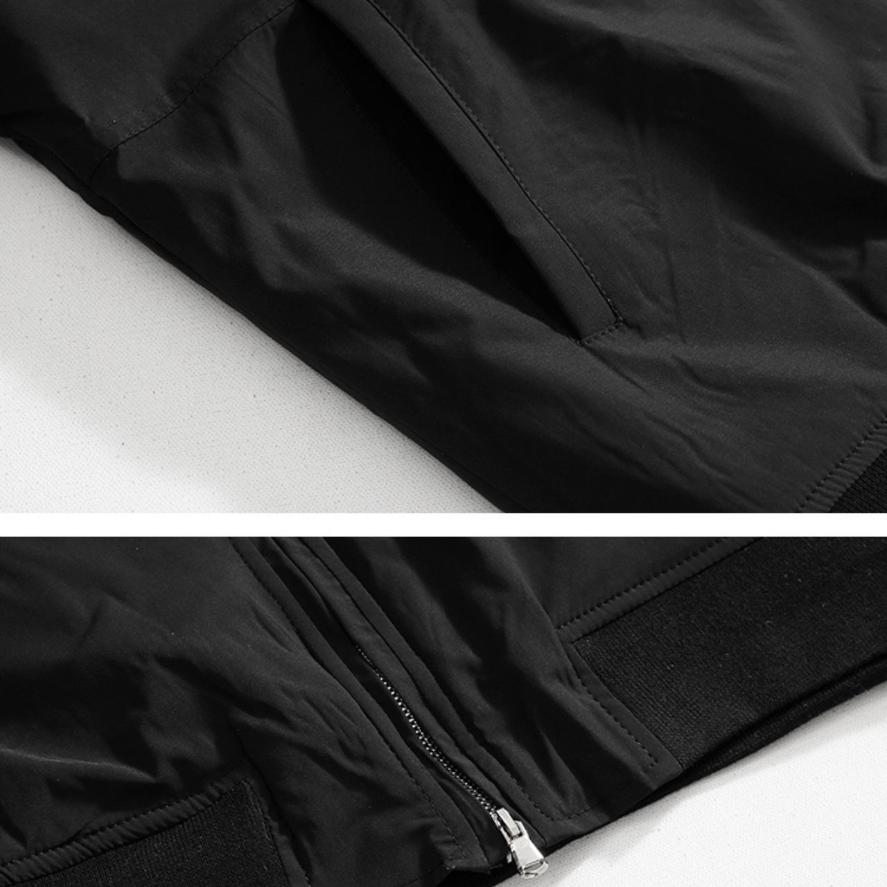 ダブルジップシンプルブルゾン　MT0080356