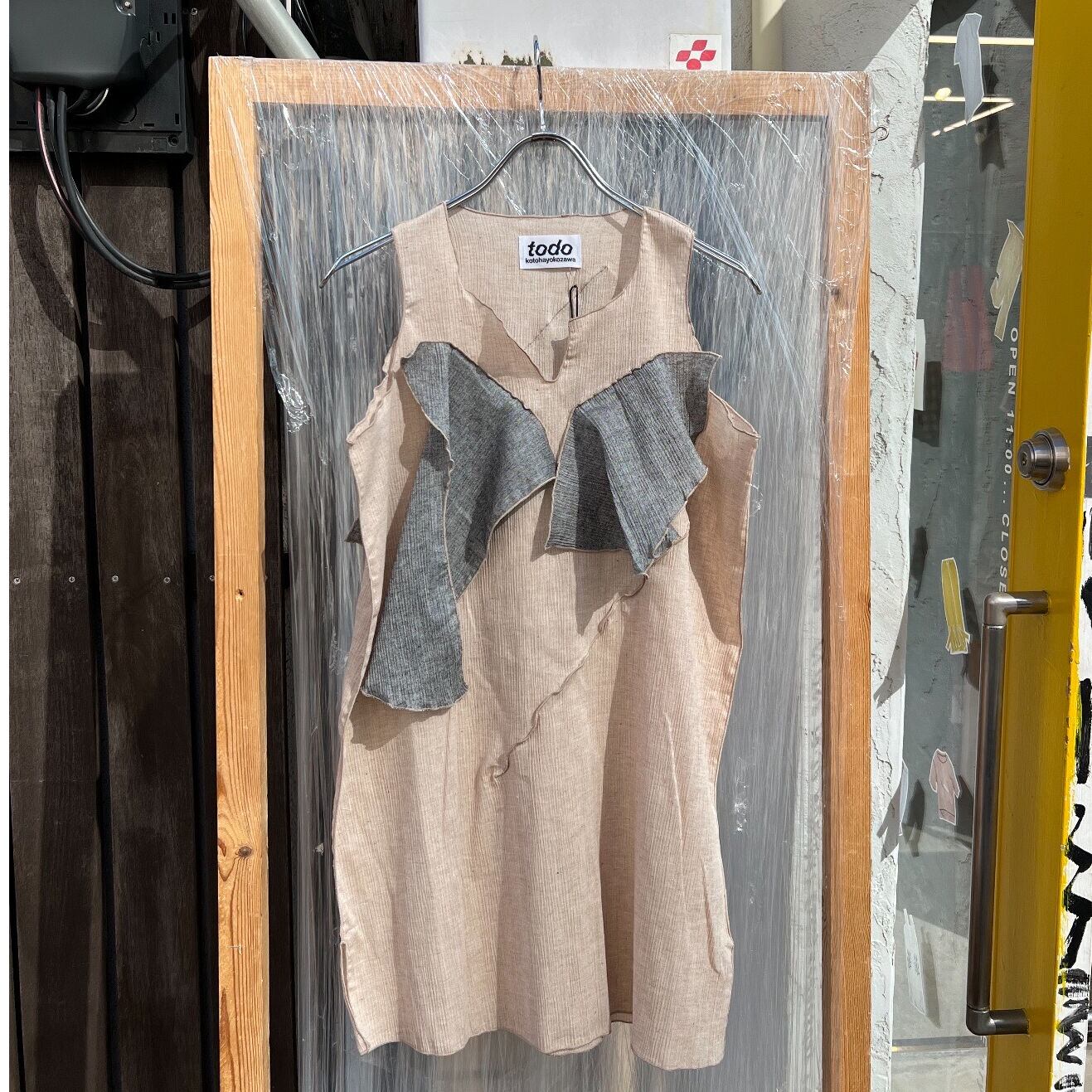 kotohayokozawa LONG SLEEVE DRESS (BLACK) TD22S-PD05 | IAAAM ONLINE