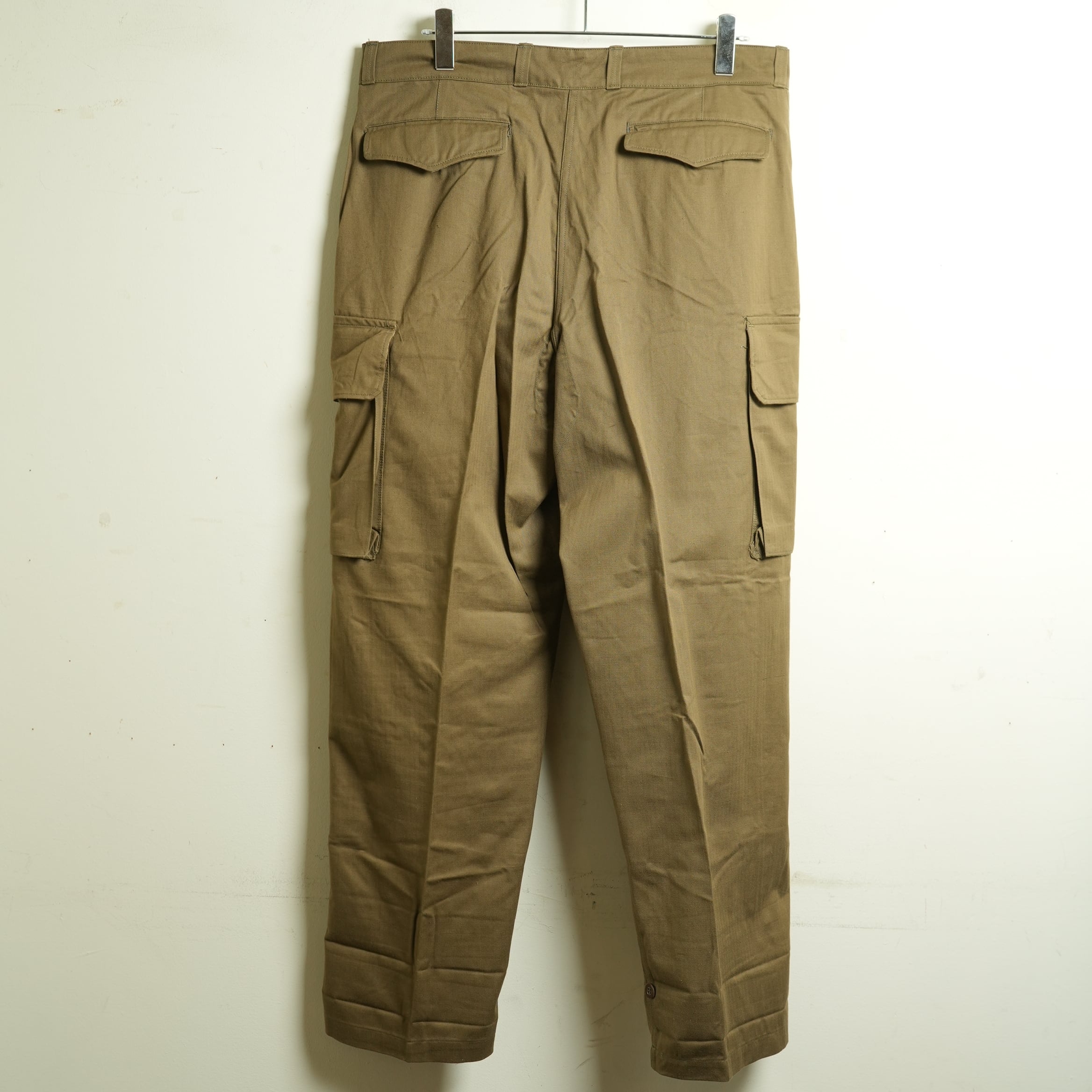 50〜60's フランス軍 M47カーゴパンツ 後期 35サイズ【DEADSTOCK 