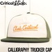 メッシュキャップ 帽子 Critical Slide クリティカルスライド TCSS ティーシーエスエス CALLIGRAPHY TRUCKER CAP HW2225