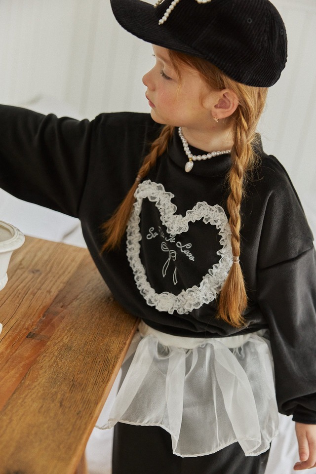 ※お洋服と同梱限定※【即納】<berryberry>  Heart necklace