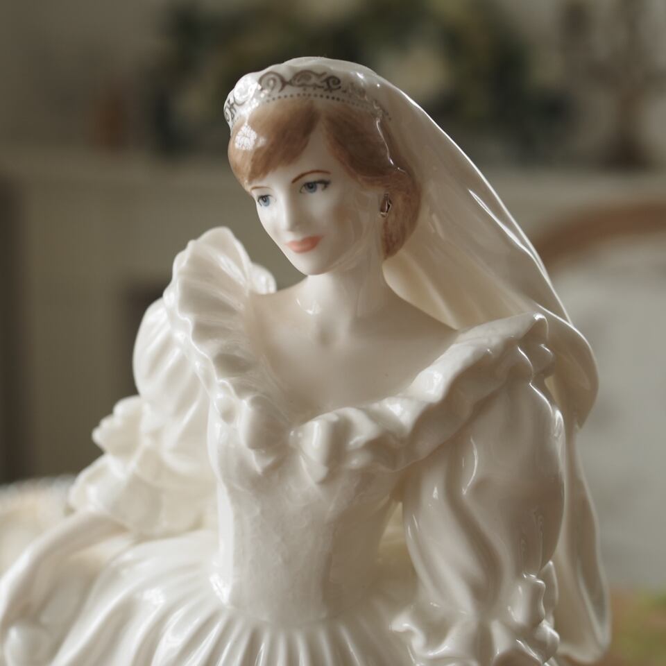 希少 英国コールポートフィギュリンB ダイアナ・シグネチャーモデル