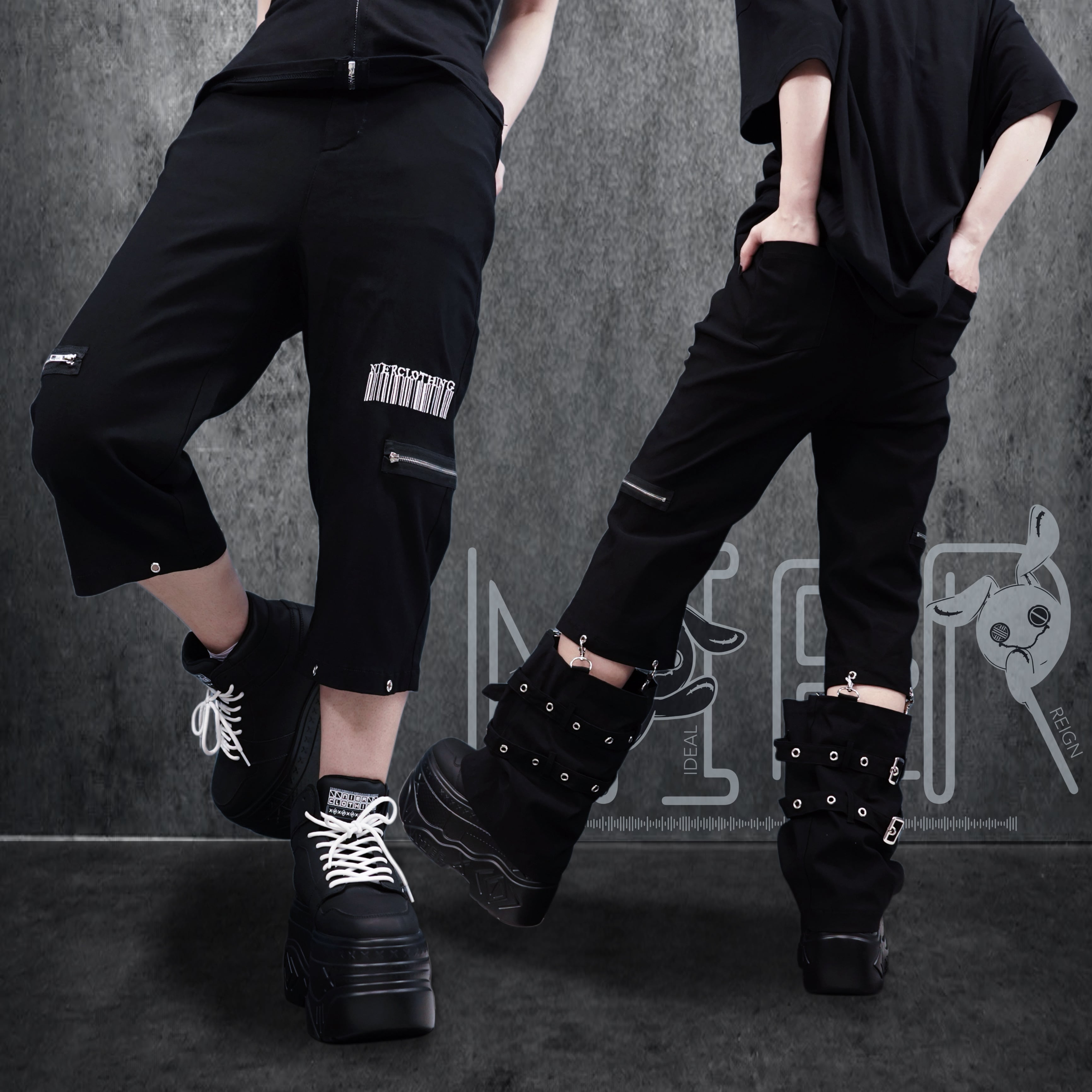 先着50点限定55%OFF》2WAY GIMMICK DESIGN PANTS【BARCODE2】 | NIER