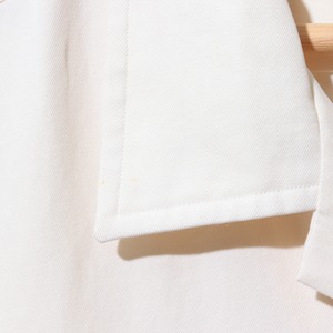 Deadstock XL 完全無地 シルクコットン オフホワイト Caldwell Polo Ralph Lauren ポロラルフローレン 半袖開襟シャツ