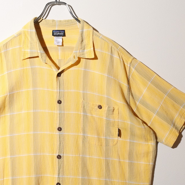 美品 XL オンブレ 10年 A/C Yarn Dye Shirt Patagonia ACシャツ ヤーンダイ パタゴニア